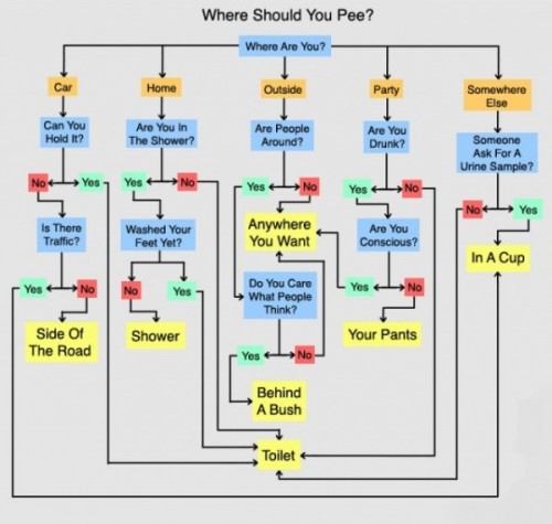 Where should you Pee?