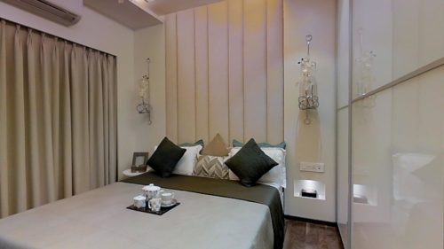 Omkar Meridia 2 BHK Grand Bedroom
