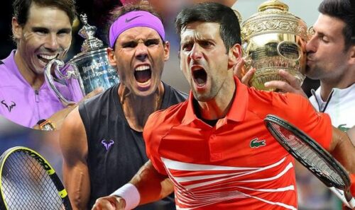 Djokovic vs Nadal Grand Slams